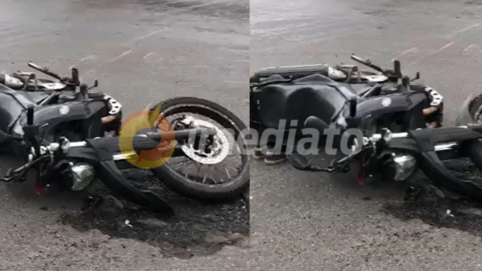 Motociclista é arrastado por veículo em acidente na Mário Ipiranga; Veja vídeo