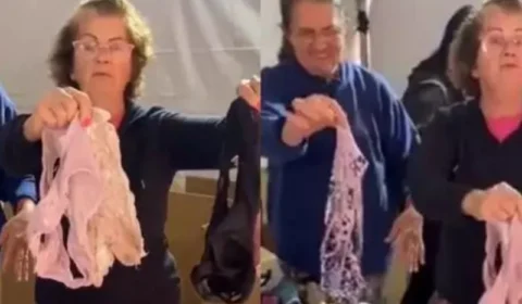 Vídeo: “nojenta, velha e suja” mulheres reclamam de doação de calcinhas usadas