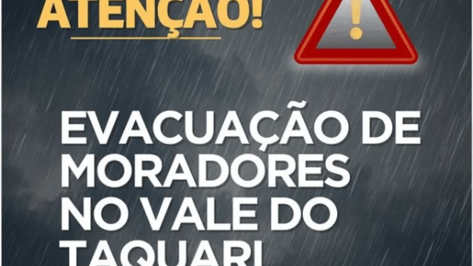 Temporais no RS: Defesa Civil faz ‘orientação expressa’ para evacuação de áreas de risco no Vale do Taquari
