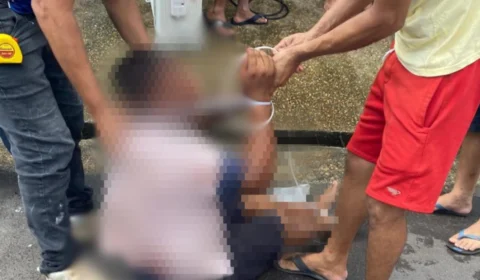 VEJA VÍDEO: suposto ladrão é espancado por moradores no bairro Cidade Nova