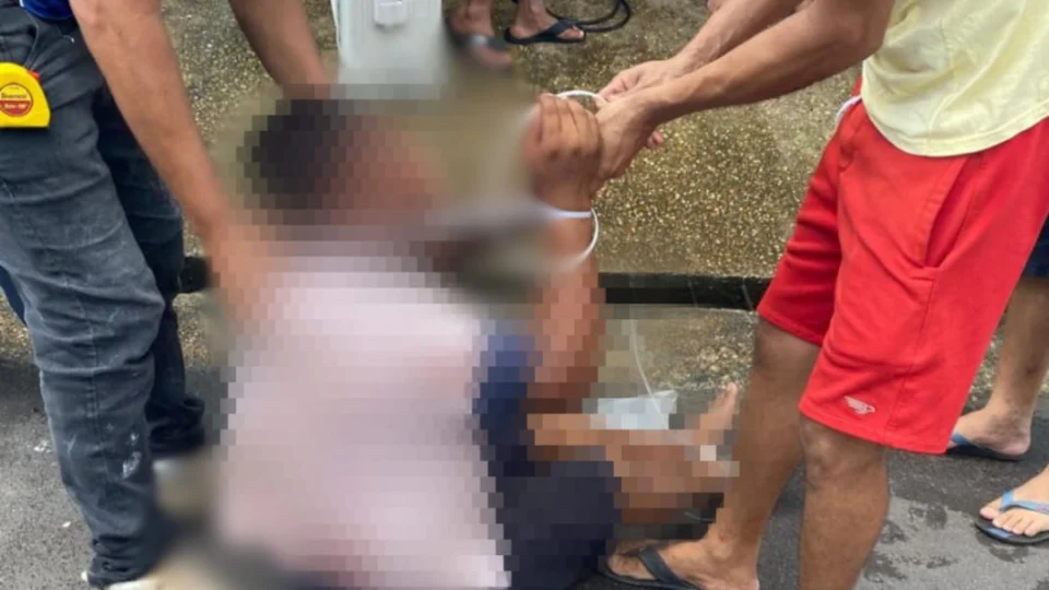 VEJA VÍDEO: suposto ladrão é espancado por moradores no bairro Cidade Nova