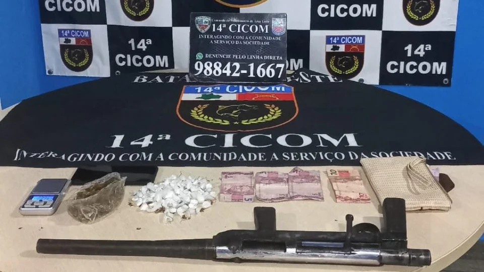 Homem é preso com grande quantidade de drogas dentro de carro no Tancredo Neves