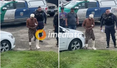 Após atendimento médico assassino do vulgo ‘Acaba Rancho’ é encaminhado para delegacia