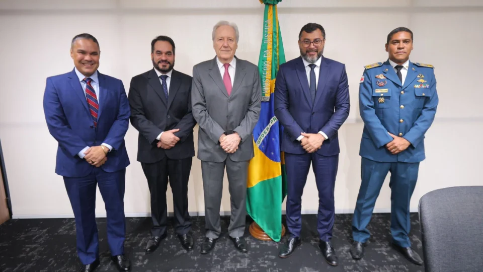 No Ministério da Justiça, Wilson Lima apresenta pauta do Amazonas para reforçar a segurança no estado