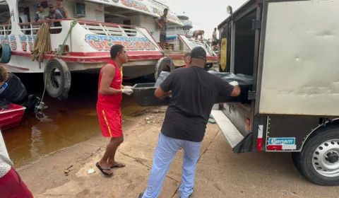 Corpo encontrado  flutuando no Rio Negro