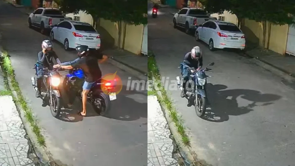 Vídeo: criminosos em moto fazem a limpa em motorista de app no Japiim