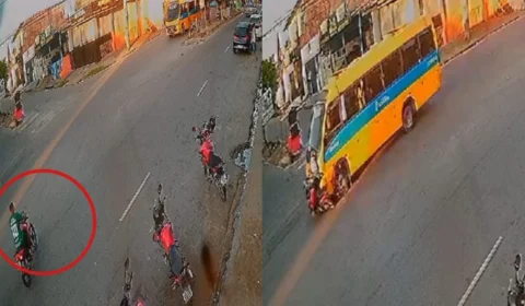 Vídeo: veja o momento em que ‘Amarelinho’ mata motociclista no Nova Cidade