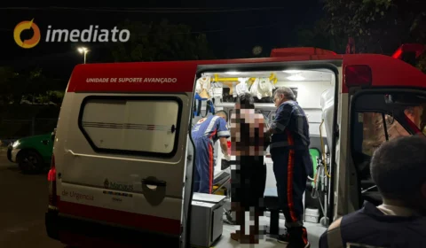 Homem pede ajuda em lanchonete após ser esfaqueado no Nossa Senhora das Graças