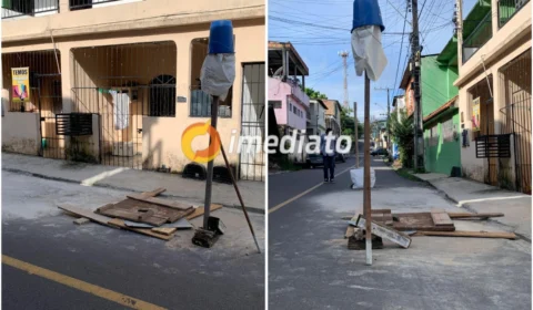 Moradores denunciam falta de infraestrutura em rua no bairro Coroado