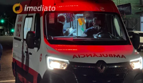 Médico das Forças Armadas atinge lateral de ônibus e fica desacordado na Praça 14