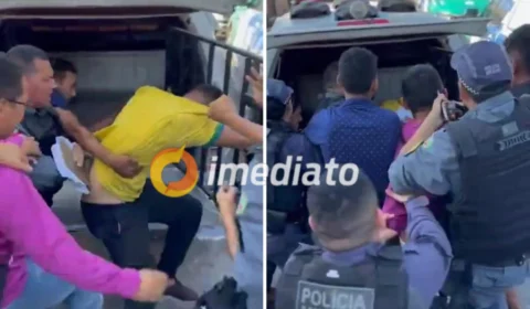 Motorista de ‘Amarelinho’ suspeito de matar motociclista é agredido por populares