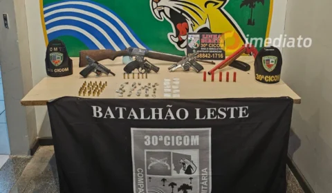 Polícia impede ataque de facção e retira 5 armas de circulação no Jorge Teixeira