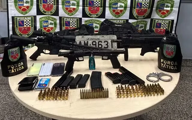 Cabo da PM e comparsa são presos suspeitos de sequestrar família em Manaus