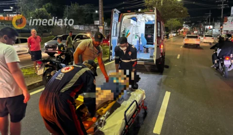 Passageira e motorista de APP ficam gravemente feridas após acidente no Coroado