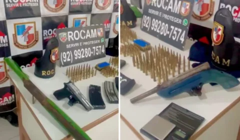 Polícia apreende munições e armas no Município de Iranduba