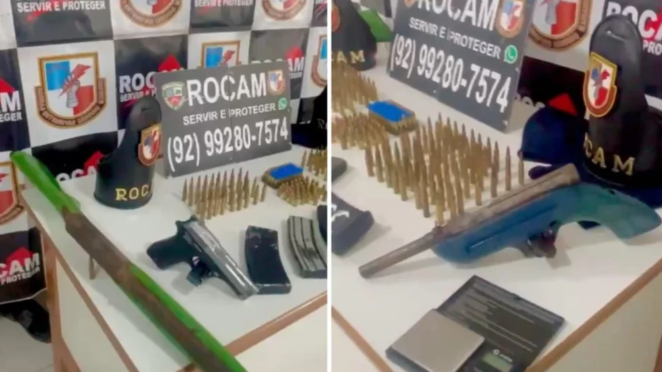 Polícia apreende munições e armas no Município de Iranduba