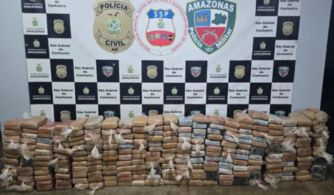 Polícia Militar realiza grande apreensão de maconha em São Gabriel da Cachoeira; Veja vídeo