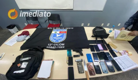 Trio é preso após assaltar ônibus na Avenida Djalma Batista