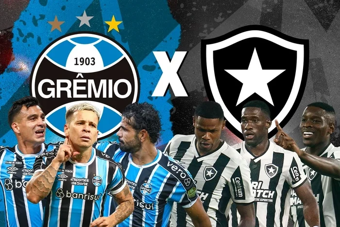 O confronto entre Grêmio e Botafogo em Cariacica se mostra equilibrado no Brasileirão