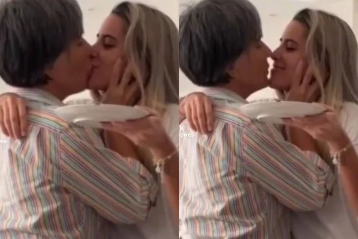 Veja Vídeo: Glória Pires é criticada por dar selinhos na filha