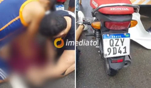 Veja Vídeo: motociclista morre após colidir na traseira de carreta no bairro Tarumã
