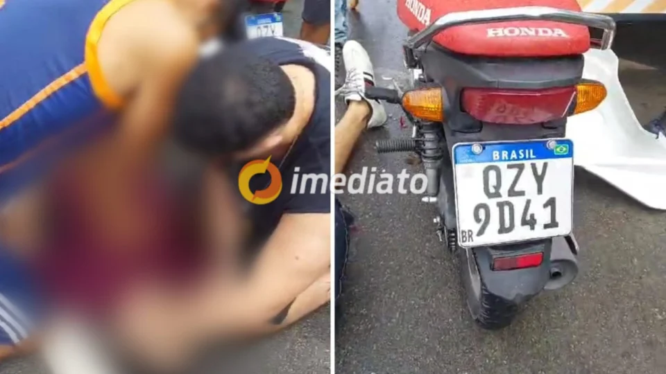 Veja Vídeo: motociclista morre após colidir na traseira de carreta no bairro Tarumã
