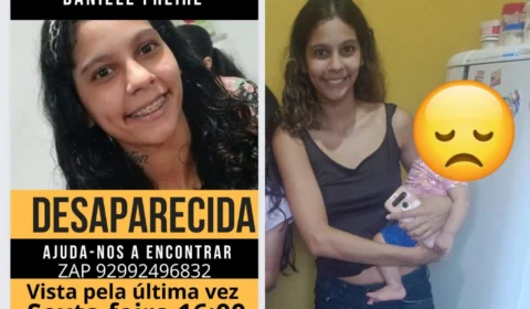 Jovem de 19 anos desaparece em Iranduba e família recebe mensagens suspeitas