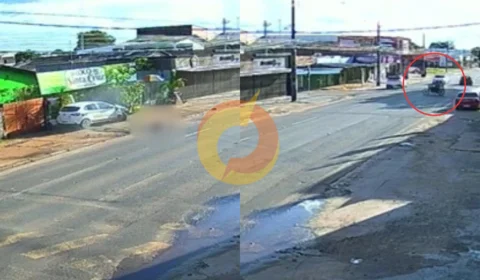 Vídeo: motociclista morre após ser atingido por veículo na contramão em Boa Vista