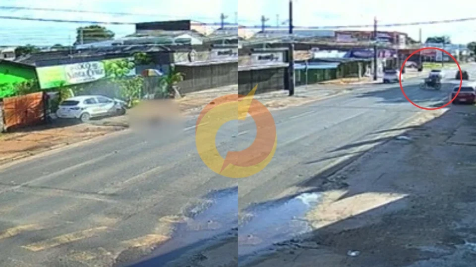 Vídeo: motociclista morre após ser atingido por veículo na contramão em Boa Vista