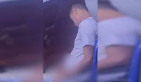 Vídeo: passageiro é preso após dormir em ônibus com o órgão genital para fora da calça