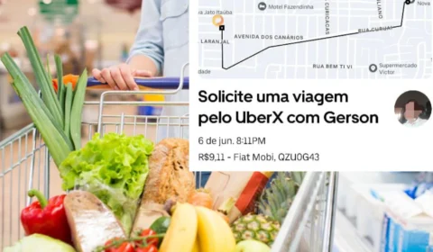 Motorista de App foge com compra de cliente no bairro Fazendinha