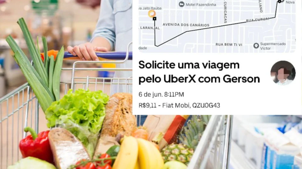 Motorista de App foge com compra de cliente no bairro Fazendinha