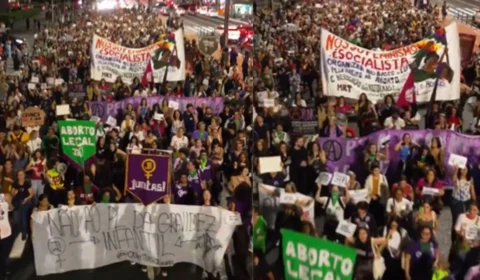 “Aborto legal já”; Manifestantes vão à Avenida Paulista em protesto contra PL