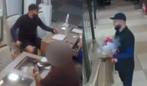 Homem se passa por cliente e rouba  joalheria de shopping no ES