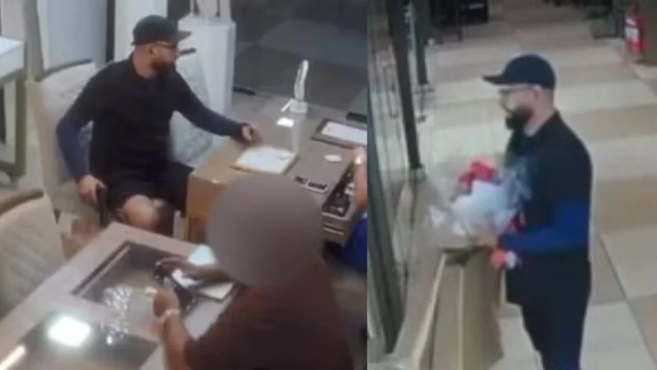 Homem se passa por cliente e rouba  joalheria de shopping no ES