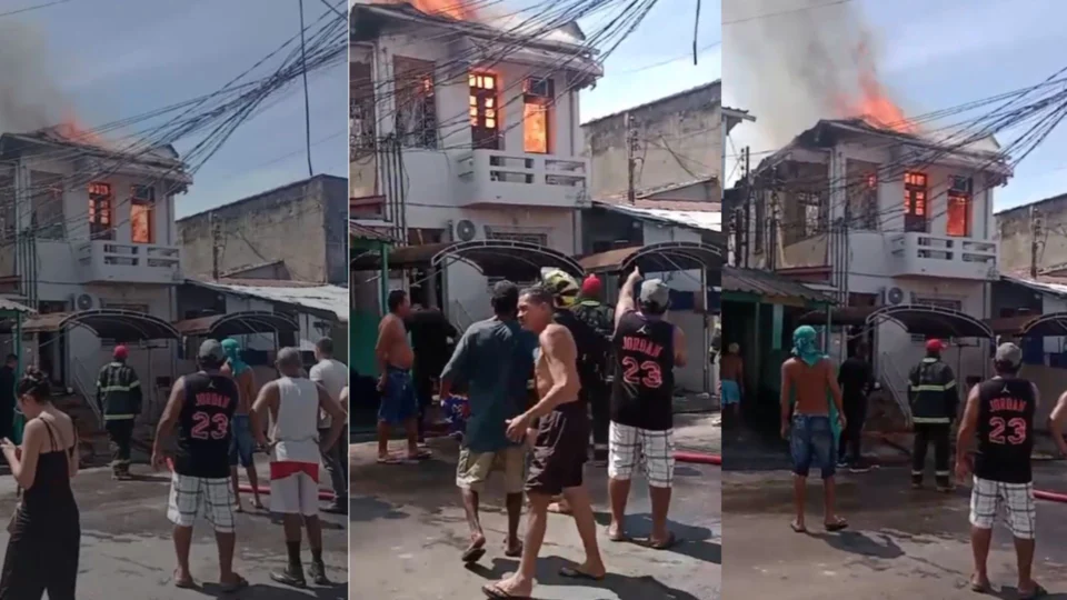 Vídeo: Incêndio Atinge Casa na Zona Sul de Manaus; Bombeiros Suspeitam de Vazamento de Gás