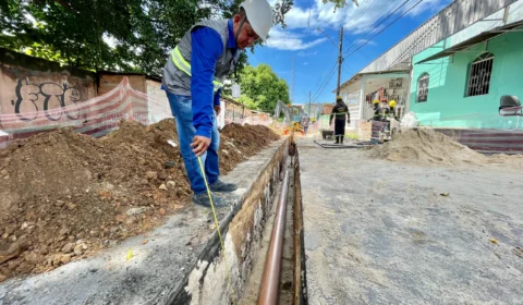 Rede de esgoto começa a ser implantada no bairro Petrópolis