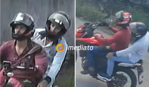 Veja Vídeo: assaltantes fazem a limpa em trabalhador no bairro Colônia Santo Antônio