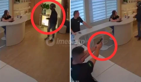 Veja Vídeo: empresário reage a assalto e dá cinco tiros em suspeito armado