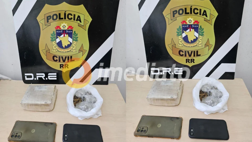 Boa Vista: operação da Polícia Civil prende dupla com skunk no Bairro Cidade Satélite; Veja vídeo