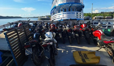 PC-AM transporta para Manaus 15 motos apreendidas por adulteração de placa em Tapauá