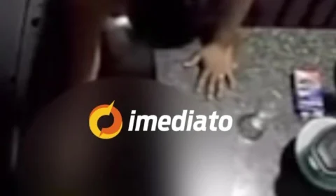 Câmera de segurança registra o momento  em que madrasta espanca enteada na Compensa