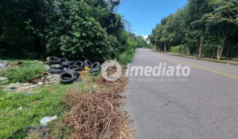 Crime Ambiental | Descarte de lixo irregular no Japiim