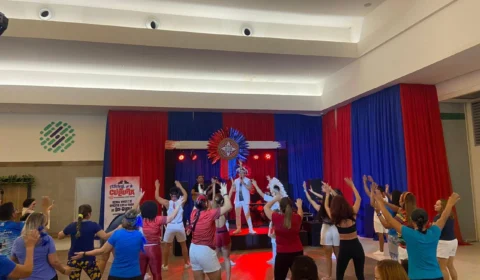 Festival de Cultura em praça de alimentação tem shows com a magia dos bumbás