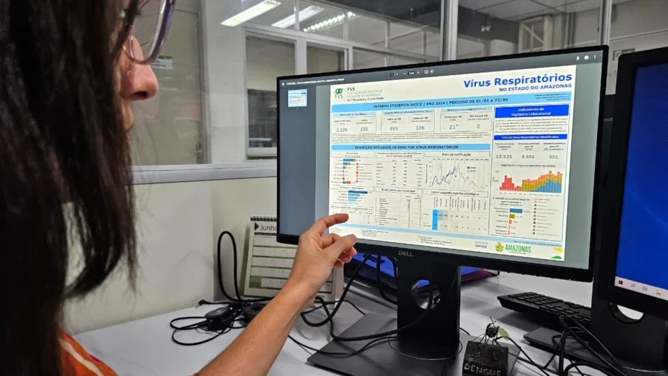 Saúde divulga informe epidemiológico de SRAG por Vírus Respiratórios no Amazonas