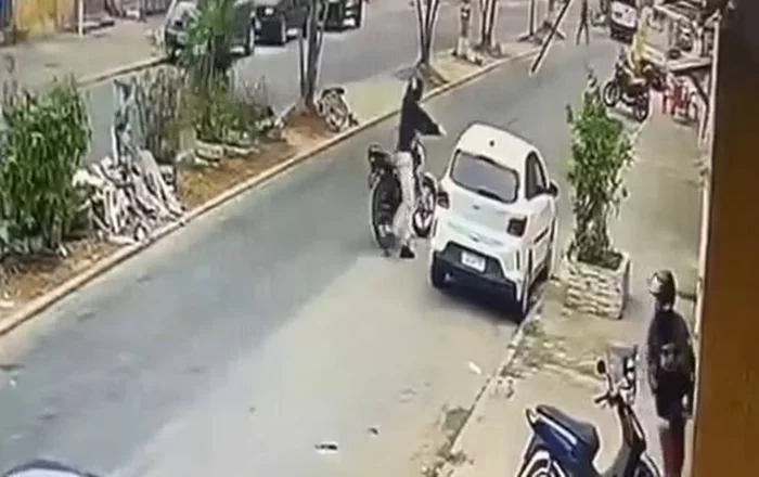 Veja Vídeo: mulher é vítima de tentativa de homicídio e leva 5 tiros