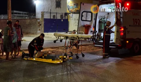 Idoso fica gravemente ferido após ser atropelado em faixa de pedestre no Zumbi