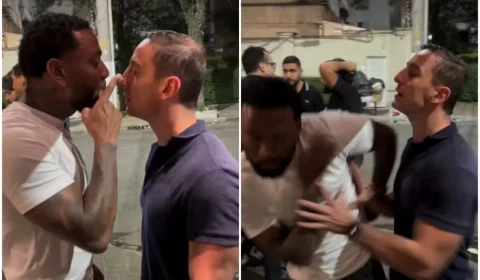 Vídeo: Nego do Borel leva tapa na cara ao brigar com filho de Otávio Mesquita em bar