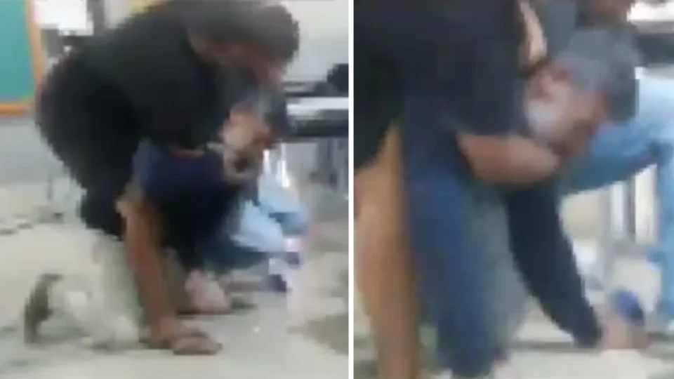 Vídeo: Adolescente de 17 anos é filmado dando mata-leão em professor após levar bronca em sala de aula