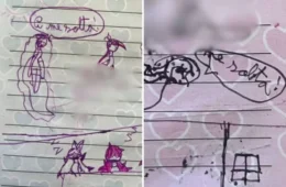 Padrasto é preso após criança fazer desenhos sobre abusos na escola